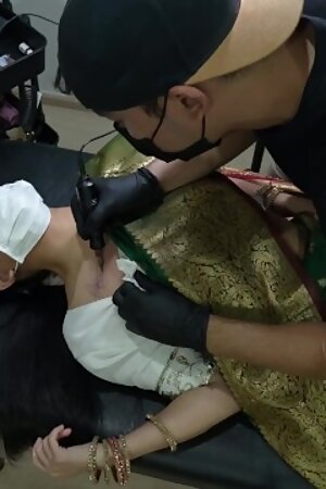 Indian Desi Girl for Tattoo and Dick ,put inside her Ass