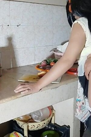 Stepsister Pussy Hard Fucked by Stepbrother, Sex in Kitchen