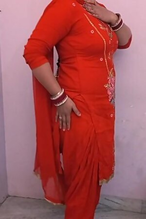 Punjabi Stepmom make Video for Instagram and her Stepson help her