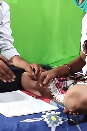 Indian Tution Teacher Sex with her Student Hindi Sex with Purple Panty