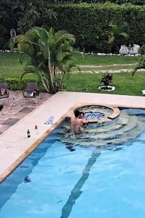 The Party Ends with a Fuck in the Pool. Part 2 nobody Realizes what we do