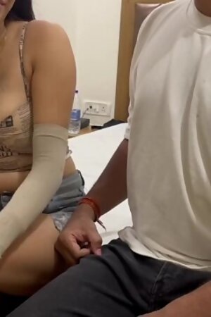 Indian Girl Cheating & Fucking her Friend in Hotel ( Hindi Audio )