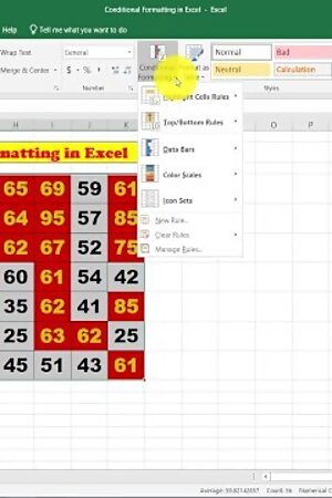 Conditional Formatting in Excel