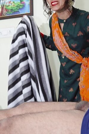 When the Young Indian Maid Removed the Blanket, she was Amazed to see my Bulged Dick.