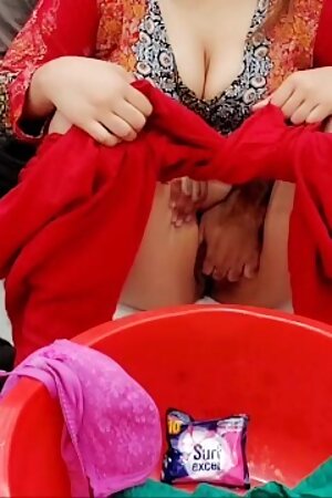 Indian Stepdaughter Fucked by Stepdaddy while she is Washing Clothes Clear Hindi Audio