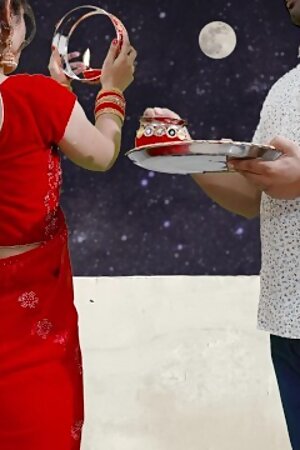 Karva Chauth Special: Newly Married Priya had first Karva Chauth Sex and had Blowjob under the Sky