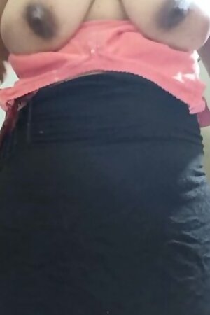 Hot Step Mom doing Dirty Talk in Hindi and Rubbing Big Boobs