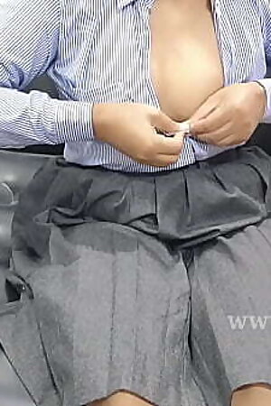 College girls my sweet pusssy Hindi vice over