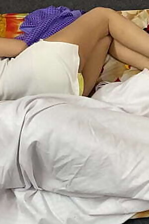 Widow Aunty Share Bed In Hotel Room hindi chudai