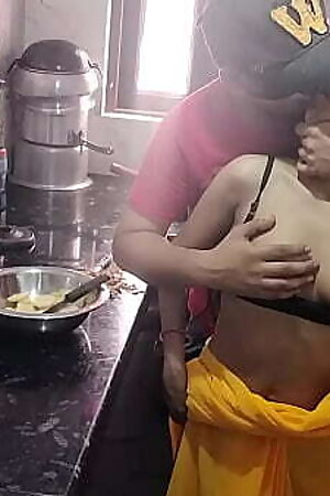 Hot Desi Bhabhi Kitchen Sex With Husband