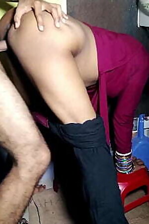 flirting with bhabhi in bathroom pussy licking and fucked in Morning! hindi talking