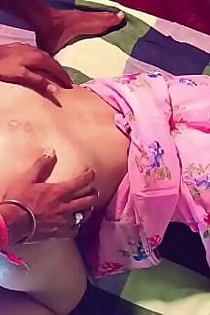 Slim Desi girl Dogg style Hard creampie fucked