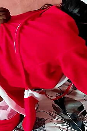 Step Brother Gets His Christmas Wish From Her Step Sister ! Merry Xmas Santa Claus Sex