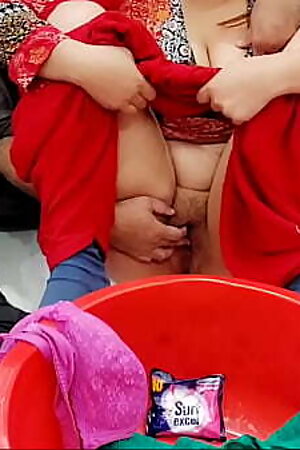 Helping Stepsister In Washing Clothes In Exchange Of Anal Sex With Her Hindi Audio