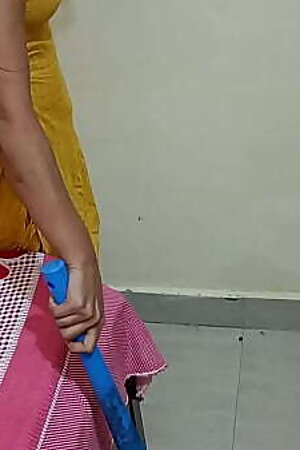 Indian Desi  maid pussy Fucking on clear Hindi audio