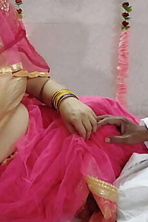 Desi avni newly married  enjoy halloween day in clear hindi voice