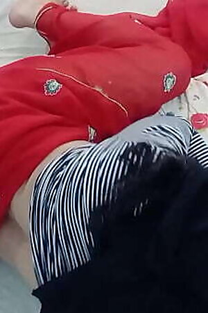 Because of the security camera, my step sister'_s truth was exposed and she was caught having sex in hijab with my friend