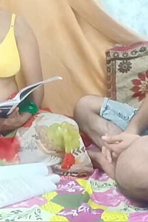 My teacher'_s boobs are so thick and sexy that my cock stands up. clear hindi video