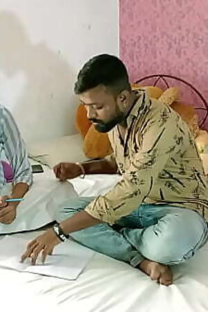 Indian beautiful university girl hot sex with young sir! I need good mark sir!