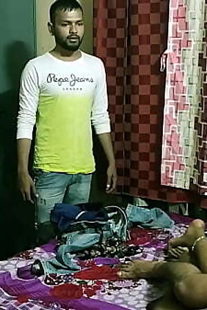 Indian hot girl caught while fucking with another big ass boy! with clear hindi audio