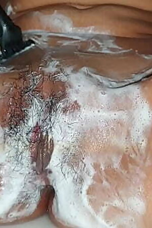 Indian Girl In Bathroom Shaving Pussy &amp_ Fuck.