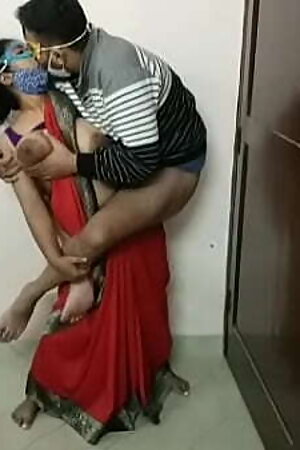 Ever best quick daily fuck in red saree