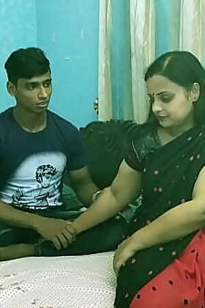 Indian teen boy fucking his sexy hot bhabhi secretly at home !! Best indian teen sex