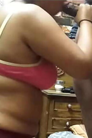 Indian girl gives boyfriend blowjob