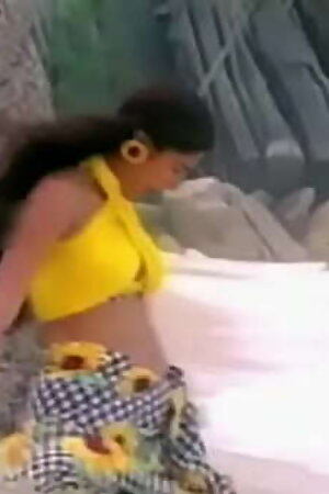 Old Actress Tabu Navel Bite By Actor