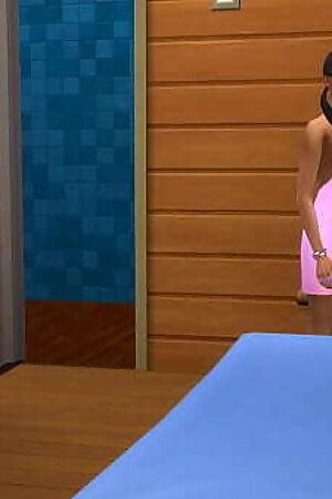 step Daughter Helps Her Dad By Giving Him An Erotic Massage After He Drank Viagra And Not Knowing That She Works In That Place He Came Across Her - Indian Father In Law