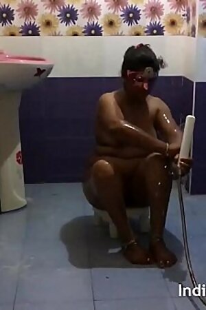 Indian wife fuck with friend absence of her husband in shower